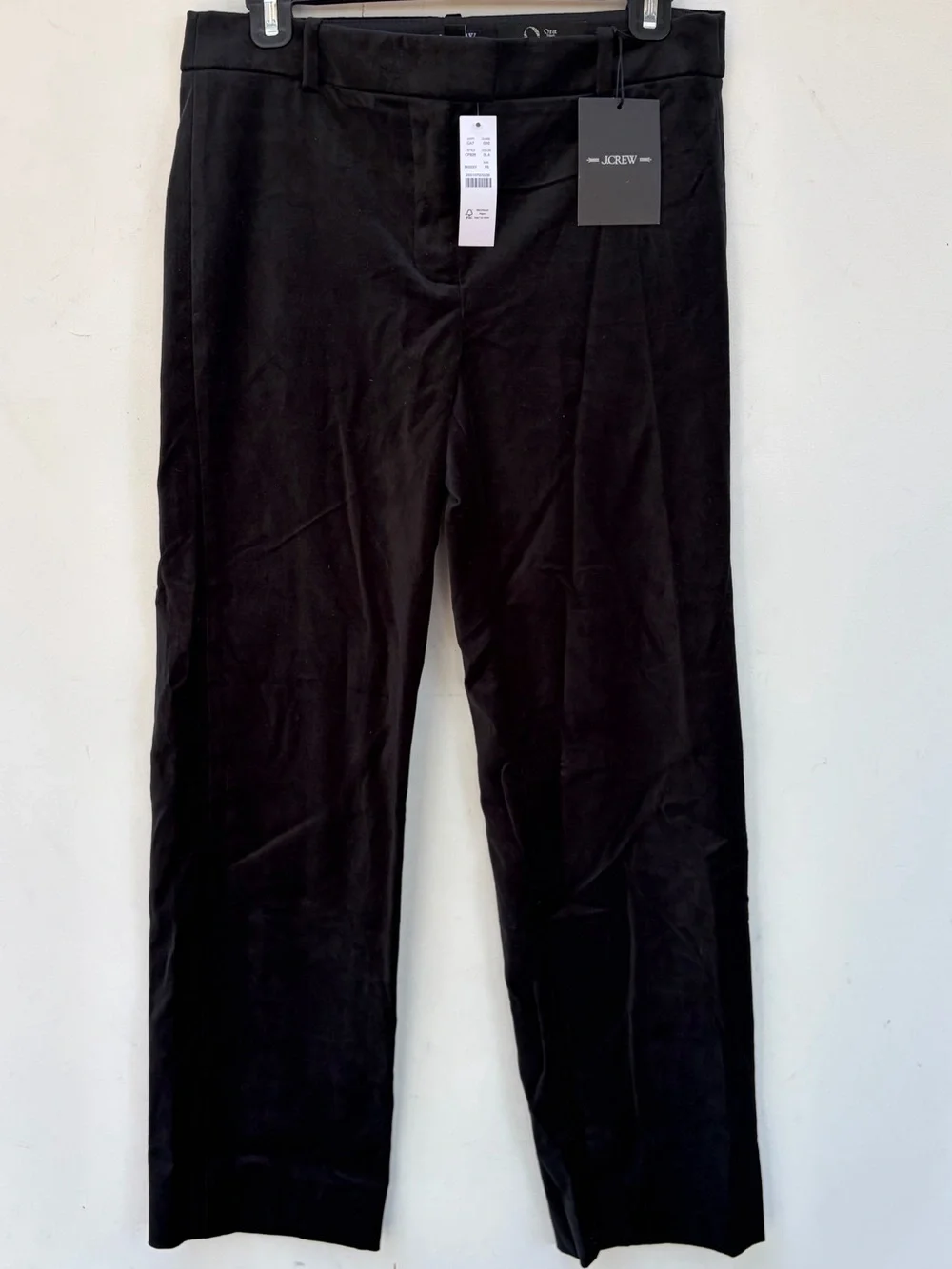 J Crew Stella Ora Velvet Pants NWT